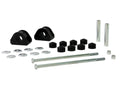 Sway bar - mount and link bushings 10 Bushings 2 Tubes 2 Bolts 8 Washers 2 Nuts Install Guide Grease
