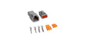 MSD Deutsch Connector 2-Pin 12-14 Gauge Supplied With Terminals, Seals, And Housings MSD Ignition