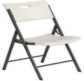 LIFETIME ALMOND CONTEMPORARY COMMERCIAL FOLDING CHAIR