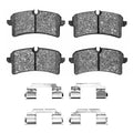 R1 13-24 Audi RS7 Rear Semi Met Pads & Hardware Kit