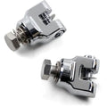 Kuryakyn Short Magnum Peg Mount With 1/2in-13 Mount Bolts Chrome (Pair)