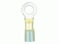 HEAT SHRINK YELLOW RING TERMINAL 12-10 GAUGE 5/16 INCH