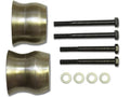 Exhaust Spacer Kit Incl. Exhaust Spacers Mounting Hardware 07-18 Wrangler JK Skyjacker