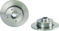 Brembo 99-02 VW Cabrio/90-92 Corrado/85-94 Golf Rear Premium OE Equivalent Rotor