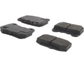 Posi-Quiet 03-06 Mitsubishi Evolution Rear Semi-Metallic Brake Pads