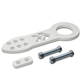 NRG Universal Front Tow Hook - White Powder Coat