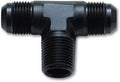 Vibrant Performance - 10466 - Male Flare to Pipe Tee Adapter Fitting; Size: -16AN x 1 in. NPT