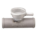 Moroso Radiator Hose Filler - 1-1/4in Hose to 1-1/4in Hoise - Cast Aluminum