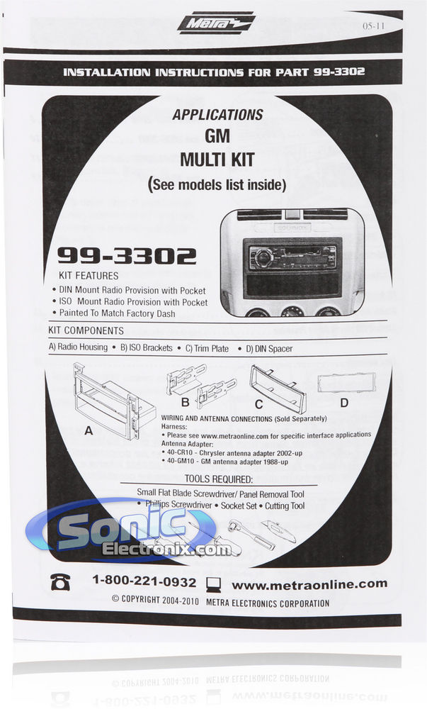 GM MULTI-KIT 2005-2012 - SILVER