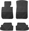 WeatherTech 07+ BMW 1-Series (E82/E88) Rear Rubber Mats - Black