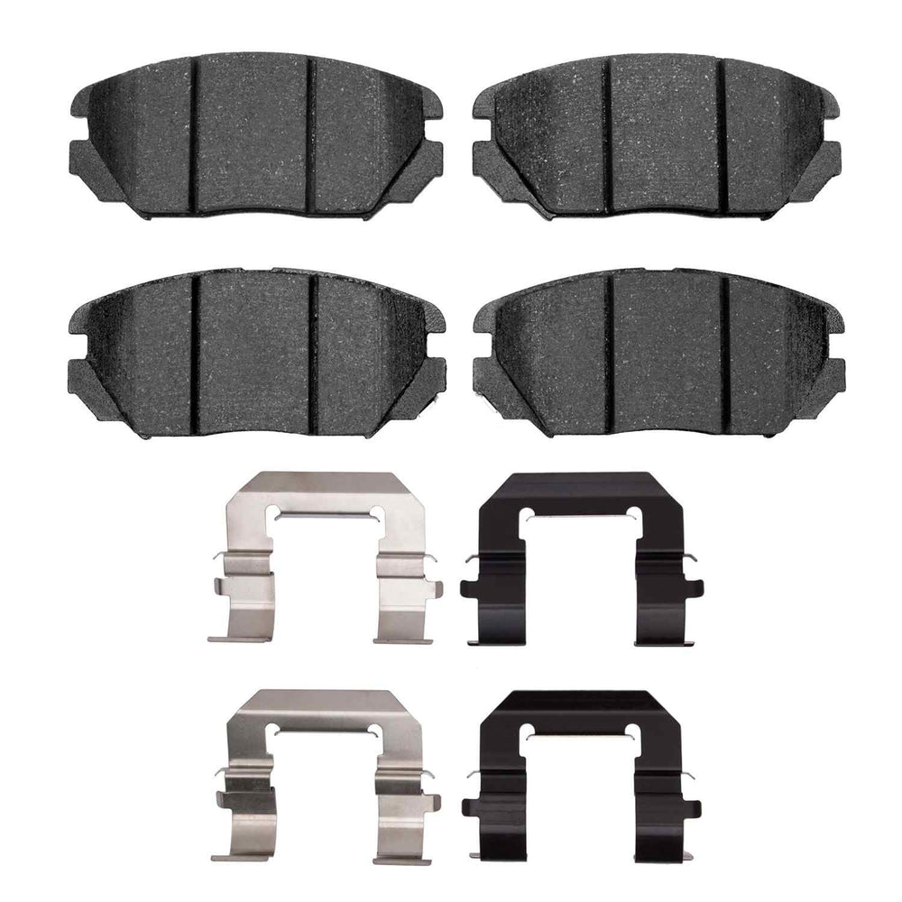 R1 10-20 Saab 9-5 Front Semi Met Brake Pads and Hardware Kit