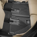 WeatherTech 2014+ Toyota Highlander 3rd Row Rear Rubber Mats - Black