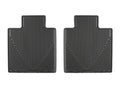 WeatherTech 22-24 Toyota Tundra/Tundra Hybrid Rear Rubber Mats - Black