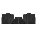 WeatherTech 09+ Ford F150 Super Cab Rear Rubber Mats - Black