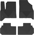 WeatherTech Black Rear All-Weather Floor Mats Fits -25-26 Chevrolet GMC Buick W736
