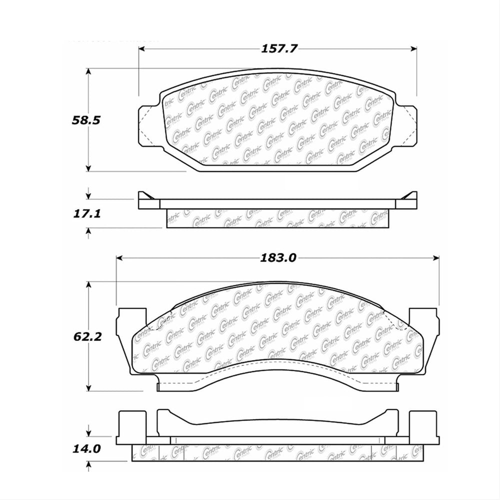 Prem Metallic Brake Pad Shims & Hardware