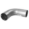 EXHAUST ELBOW 90 DEGREE 5IN DIA. IDOD 11IN 11IN LGTH 5 1/2IN CLR ALUMIN
