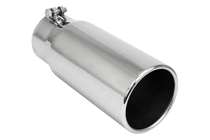 6.00 IN X 12.00 IN ROLLED SLANT DIESEL EXHAUST TIP 5.00IN ID / 6.00IN OD