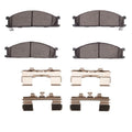DFC 85-15 Nissan D21 Hardbody Pickup 4WD (4 Cyl) Front 5K Adv Semi Metallic Brake Pad & Hardware Kit