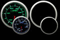 ProSport Oil Temperature Gauge Electronic w/Sender Green/White 52mm Universal