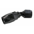Fragola -8AN x 30 Degree Power Flow Hose End - Black