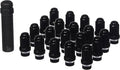 12MM X 1.50 E.T. STYLE 5 LUG KIT SMALL DIAMETER BLACK CHROME (LUGS & KEY)