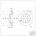 R1 Concepts Brake Rotor Fits Kia Rio