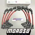 Moroso GM LS 11in Unsleeved Coil-On-Plug 90 Deg Ultra Spark Plug Wire Set - Red