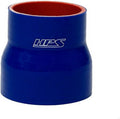 HPS Performance 2-3/8 - 3 ID 4 Long High Temp 4-ply Reinforced Silicone Reducer Coupler Hose Blue (60mm - 76mm ID 102mm Length)