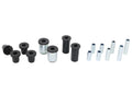 Control arm - front upper and lower bushing 2 Shell Bushings 6 Bushings 8 Tubes Grease Install Guide