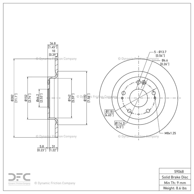 DFC auto part