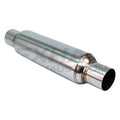 3.50IN X 16.00IN RESONATOR HIPOLISHED SS MUFFLER 2.25IN ID / 2.25IN OD