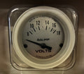 GAUGE CONSOLE VOLTMETER 2 1/16IN 18V SLVR DIAL SLVR BEZEL AUTOGAGE