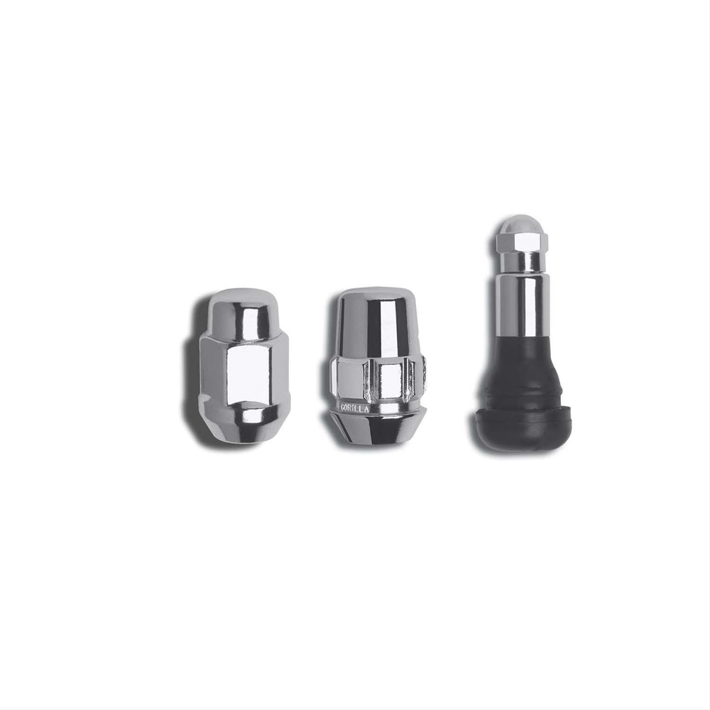 WHEEL INSTALLATION KITS WITH GORILLA LOCKS ACORN BULGE (13/16IN HEX) 14MM X 1.50