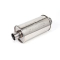 DC Sports Universal Round Muffler 2.5 Inlet 3 Outlet