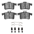 R1 10-19 Jaguar XJR Rear Semi Met Pads & Hardware Kit
