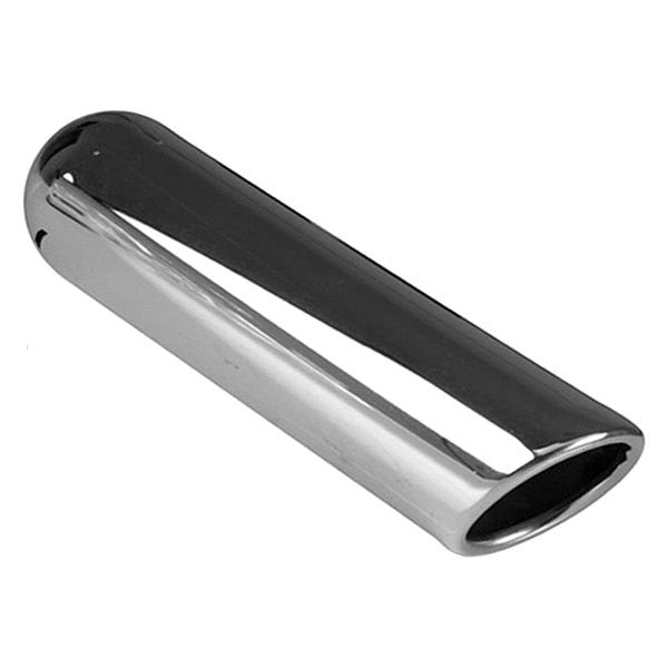 EXHAUST TIP 2.5IN ID ANGLE CUT OUTLET 18IN OAL STAINLESS
