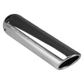EXHAUST TIP 2.5IN ID ANGLE CUT OUTLET 18IN OAL STAINLESS