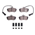 R1 83-91 Audi 100 Quattro Front Semi Met Pads & Hardware Kit