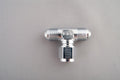 Fragola -6AN T Female Swivel On Side Chrome