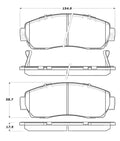 DFC 15-23 Hyundai Grand i10 (Mexico) Front 3000 Ceramic Brake Pads and Hardware Kit
