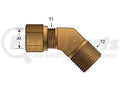 AIR BRAKE COMPRESSION FITTING