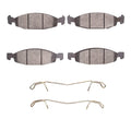 R1 99-02 Jeep Grand Cherokee Front Semi Met Pads & Hardware Kit