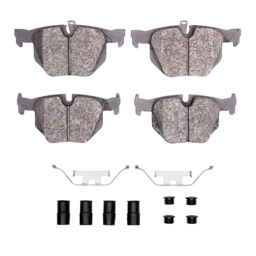 R1 06-15 BMW 335XI Rear Semi Met Pads & Hardware Kit
