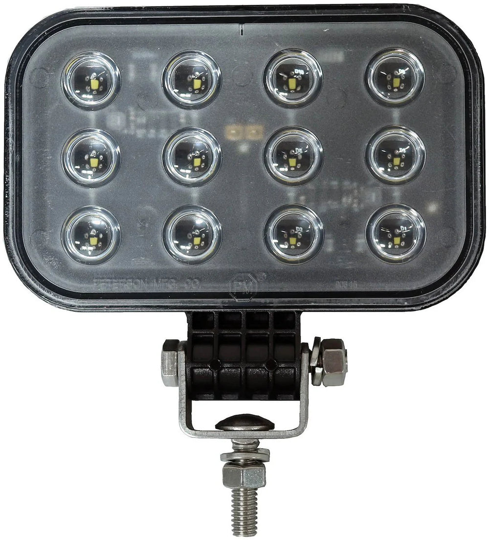 LED WORK LGT SQR PED MNT HRDWRD HSG