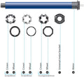 3-LEAF DOUBLE EYE SPRING 1000LB-PKG