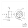 DFC 05-20 Hyundai Sonata Rear Brake Rotor