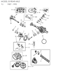 D35 Rear Differential Carrier Shim Kit for Jeep JK, TJ, YJ, XJ, MJ, ZJ, WJ, KJ Crown Automotive