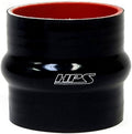 HPS Performance 3.25 ID 4 Long High Temp 4-ply Reinforced Silicone Hump Coupler Hose Black (83mm ID 102mm Length)