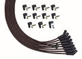Moroso Universal V8 Unsleeved Non-HEI 135 Deg Plug Boots Ultra Spark Plug Wire Set - Black